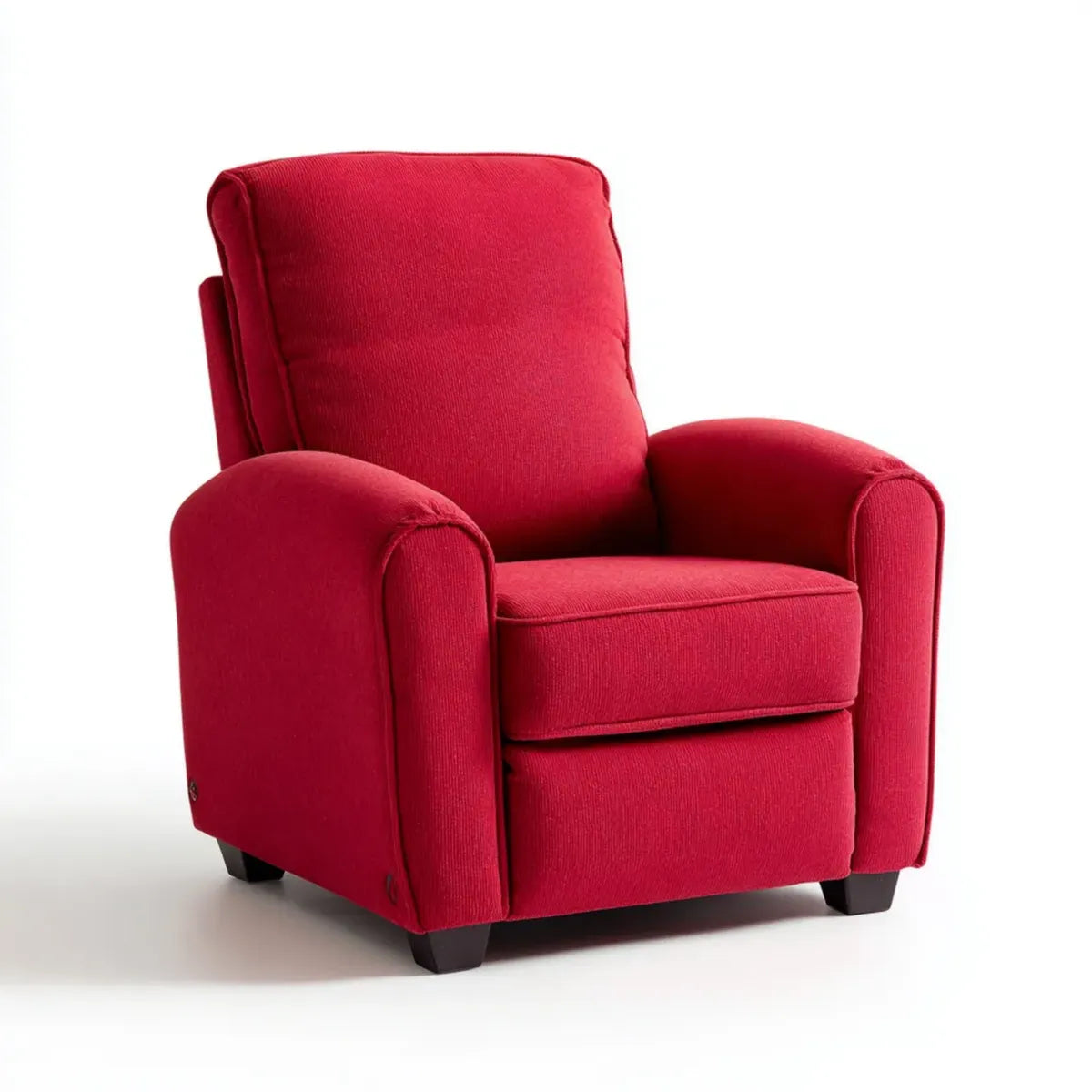 Armlehnensessel Rot 86 x 90 x 100 cm mit Polyester-Cordbezug rechteckig